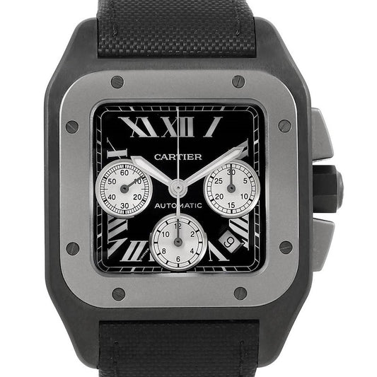 Cartier Santos 100 XL Steel Chronograph - W2020005